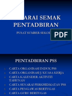 Senarai Semak Pentadbiran Pss