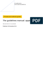 NICE Guidelines - Methods Cheklist