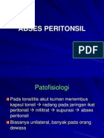 Abses Peritonsil 'N Retro Faring