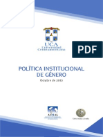 Política Institucional de Género 