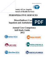 DHS Annual Core Competency Perioperative Study Guide 2012
