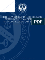 Treasury Department Financial Regulatory Reform Blueprint 2008