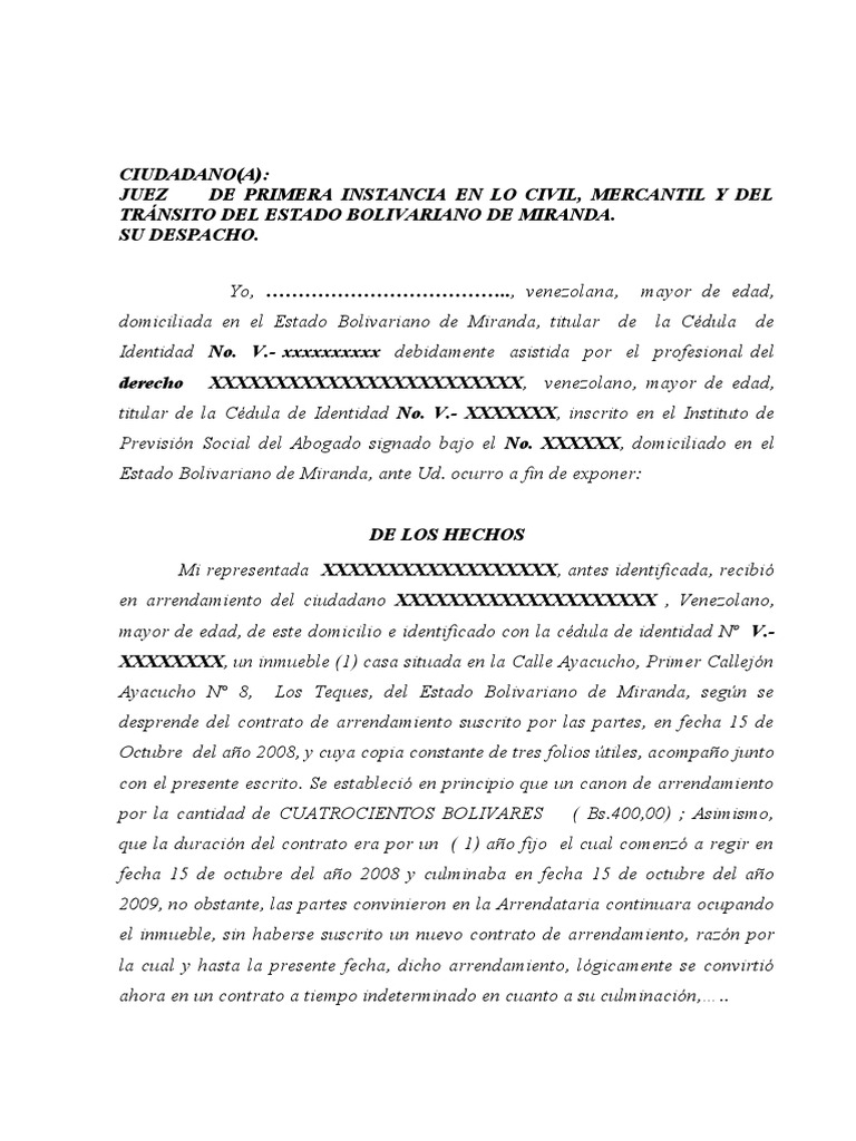 Modelo de Amparo Constitucional Por Corte de Agua | PDF | Virtud | Gobierno