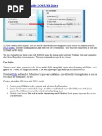 How to Create a Bootable DOS USB Drive