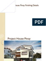 Project House Pinoy Finishing Details