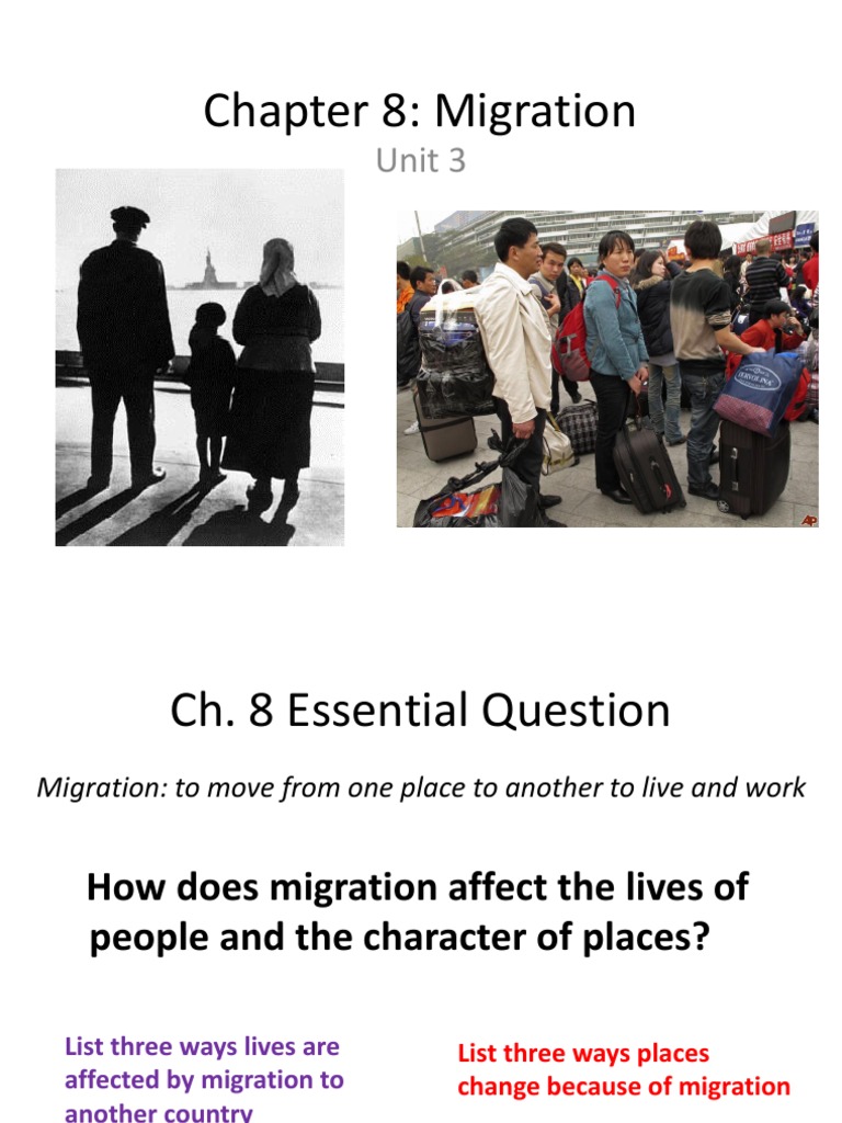 Impact of Migration on Lives and Places | PDF