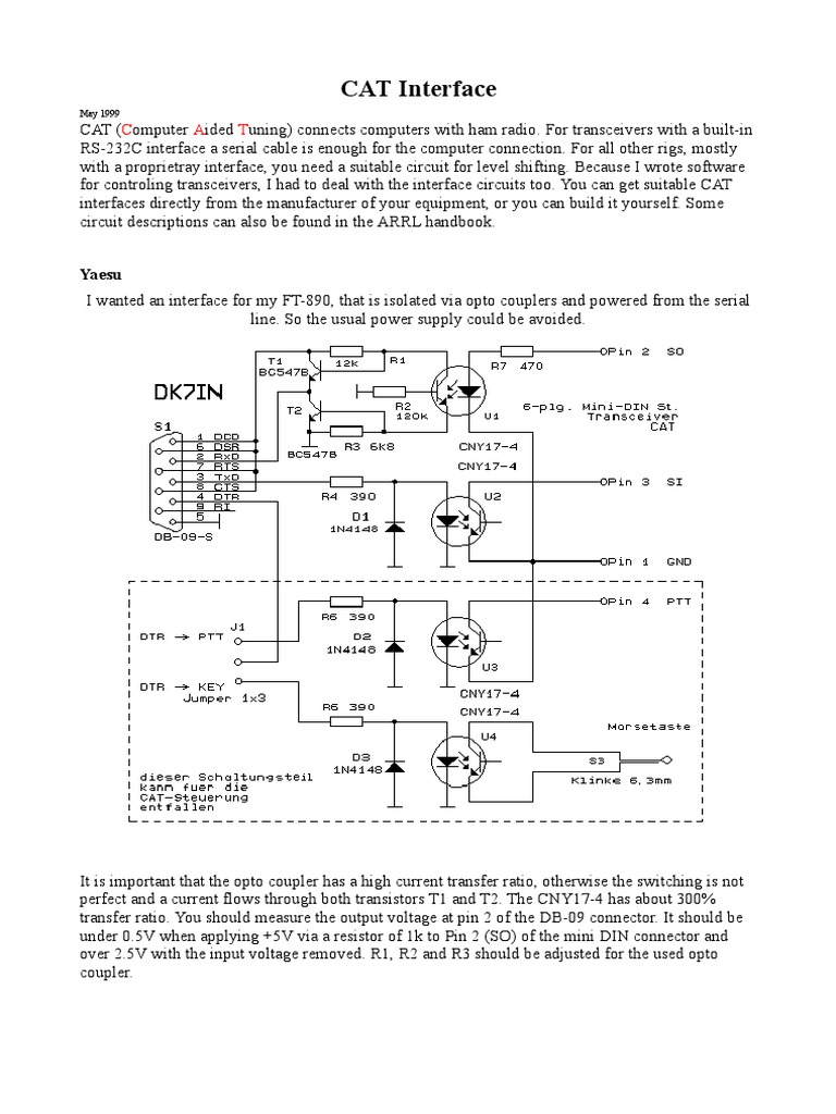 CAT Interface: Yaesu | PDF | Science & Mathematics | Computers