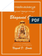 Madhvacarya Bhagavad Gita