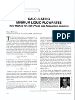 Calculating Minimum Liquid Flowrates