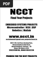 Download Embedded Project Titles 2009 - 2010 NCCT Final Year Projects 1 by ncctrtp SN20107194 doc pdf