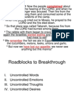 Roadblocks to Breakthrough