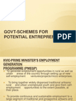 Govt-Schemes For Potential Entrepreneur