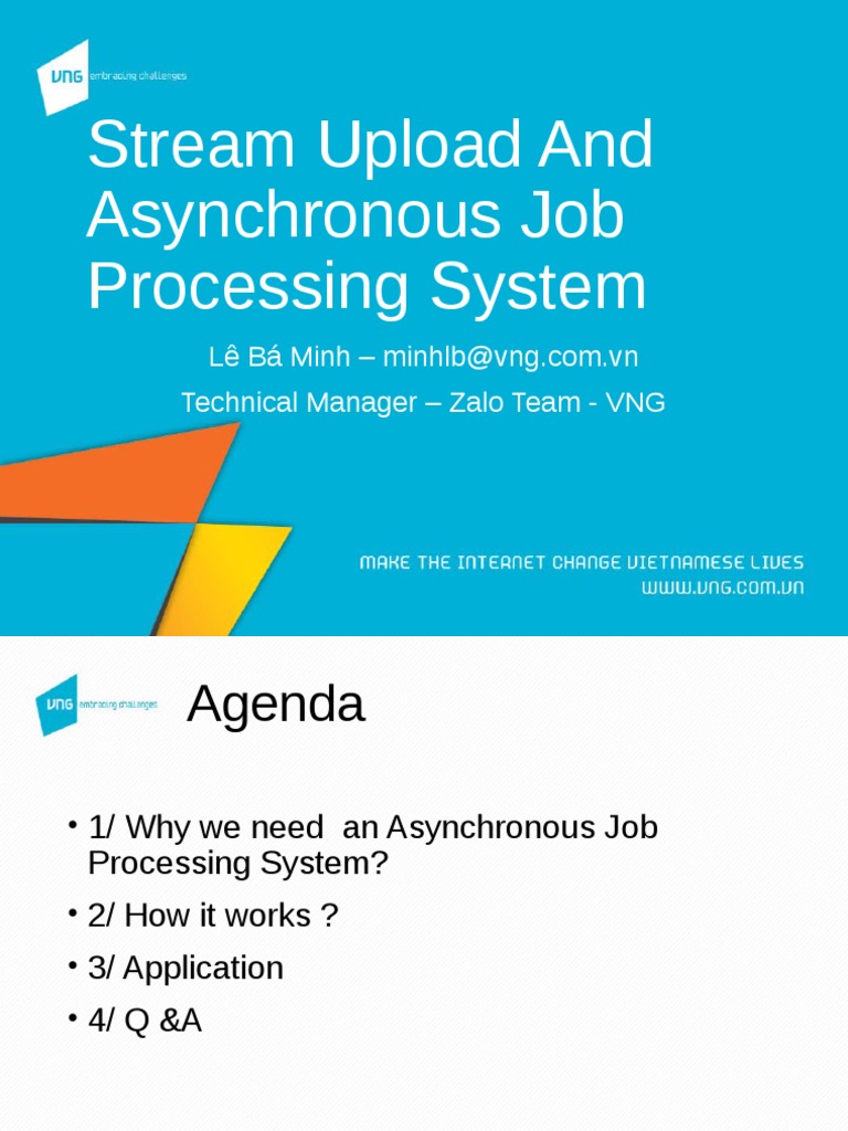 Asynchronous Job Processing for Zalo | PDF