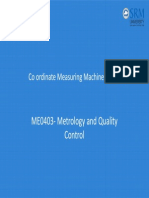 ME403 Co Ordinate Measuring Machine