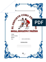 Monografia - El Deporte, Fenomeno Social, Educativo y Politico