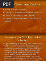 Download Types of Investment Decision by gulmhorster SN20107954 doc pdf