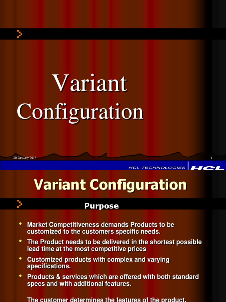 SAP SD Variant Configuration Overview | PDF | Intel | Random Access Memory
