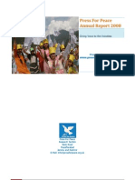 Press For Peace Annual Report 2008