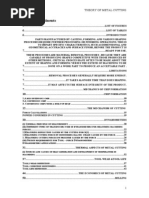 Theory of Metal Cutting