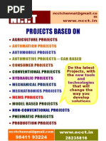 Download Mechanical  Model Projects List 2009 - 10 NCCT Including IEEE by ncctrtp SN20109941 doc pdf