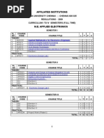 Syllabus For Applied Electronics - All Semester