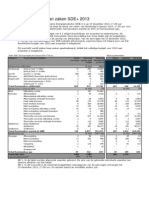 Tabellen Stand Van Zaken SDE - 12 December 2013