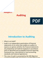 Auditing