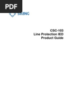 CSC-103 Line Protection IED Product Guide (0SF.492.051E) - V1.10