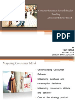 CONSUMER BEHAVIOR study on perception of buyers towards product bundling in pre buy conditions