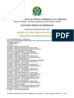 Ata de distribuição de processos recursais