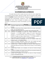 Apresentação e apreensão de materiais diversos pela Corregedoria Geral da PMPA