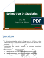 Statistical Estimation