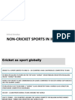 Non-Cricket Sports in India