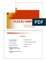 Flexão simples dimensionamento