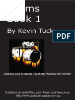 Drums Book 1 by Kevin Tuck