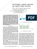 A General Overlay Underlay Analytic Expression Representing Cognitive Radio Waveform