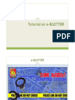 Tutoriale e Blotter