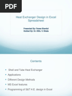 Heat Exchanger Design