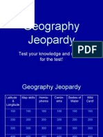 Geography Jeopardy Review