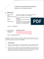 Ing. Richard Pokorný - Zmluva o Výkone Funkcie Člena Predstavenstva Spoločnosti