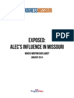 Download ALEC in Missouri - 2014 Report by Progress Missouri SN201186361 doc pdf