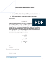 Mometo de Inercia Basado Sobre El Periodo de Osilacion