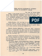 Mısır Türk Sultanı Baybars'ın Anadolu Seferi ve Kayseri'ye Gelişi - Yrd.Doç.Dr. Kemal GÖDE