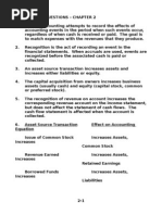 Chapter 2 Solution of fundamental of financial accouting by EDMONDS (4th edition)