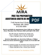 Flyer Bilingual Taxes 2014