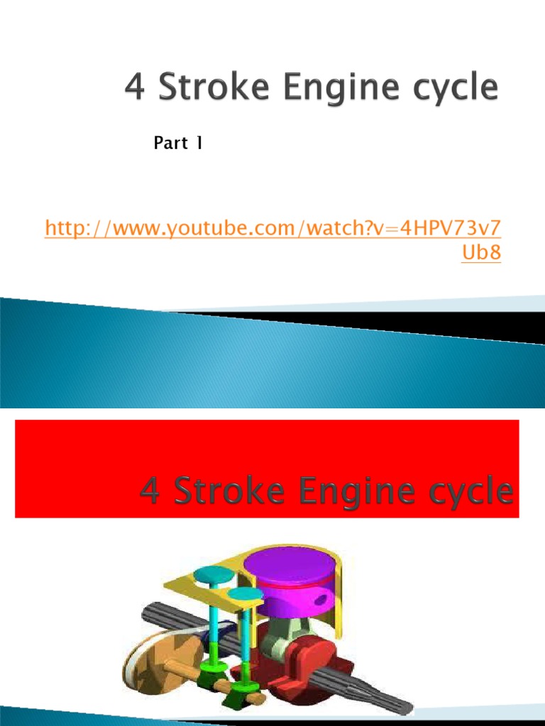 4 Stroke Engine Cycle Pdf