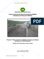 Informe Obras de Control y Medicion en El Valle Chicama