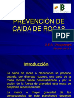 Prevención de Caida de Rocas