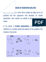 1.3. Other Means of Generating Enolates: Osime Meli O Li + Sime