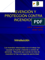 13. Prevención y protección contra incendios